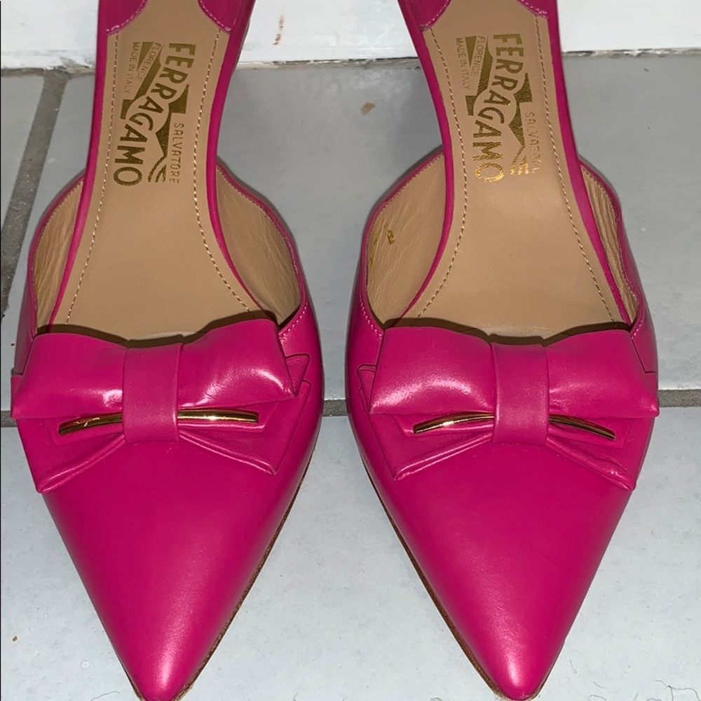 Salvatore Ferragamo Mules Fuchsia Pink EU size 40
